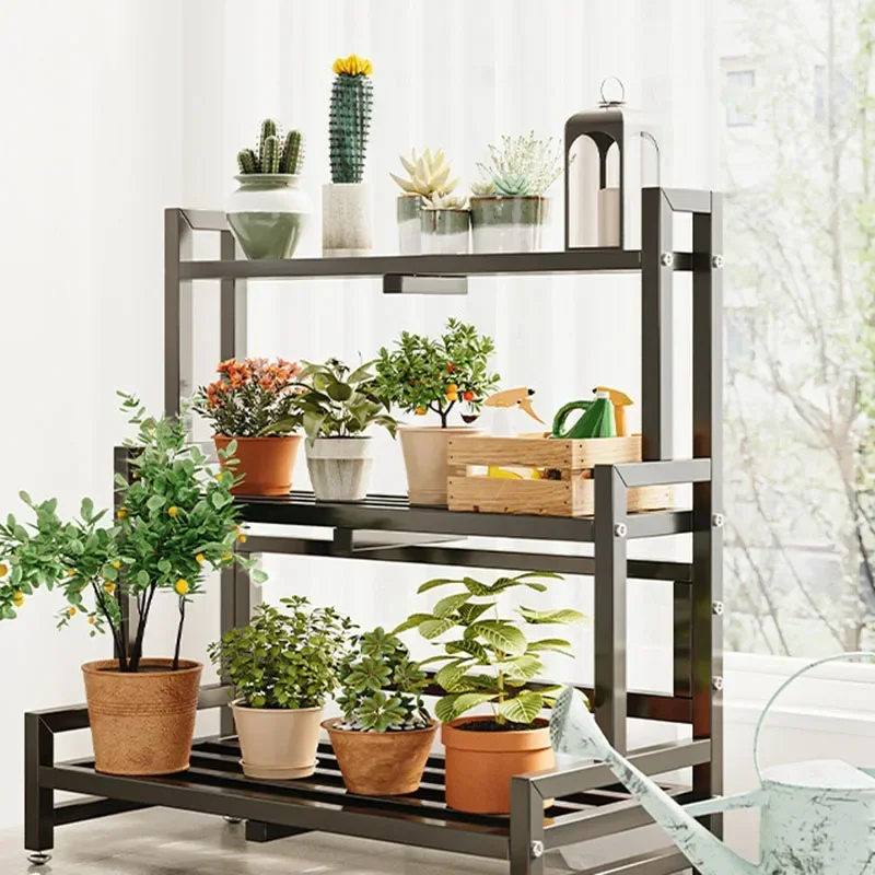 Tiered Display Plant Rack Shel - Outdoor Furniture Luxury ulasan dan harga