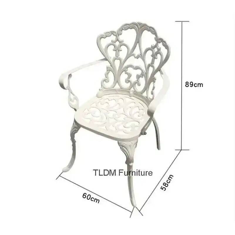 Urniture Set Outdoor Leisure C - Outdoor Furniture Metal Chairs ulasan dan harga