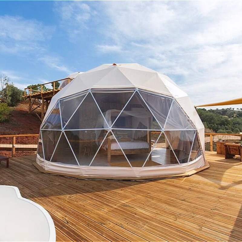 Luxury Glamping Dome Tent  - W - Outdoor Furniture Metal ulasan dan harga