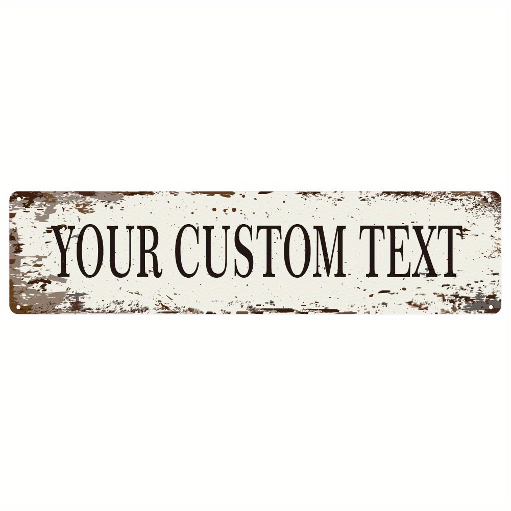Personalized Retro Metal Sign, - Outdoor Furniture Metal ulasan dan harga
