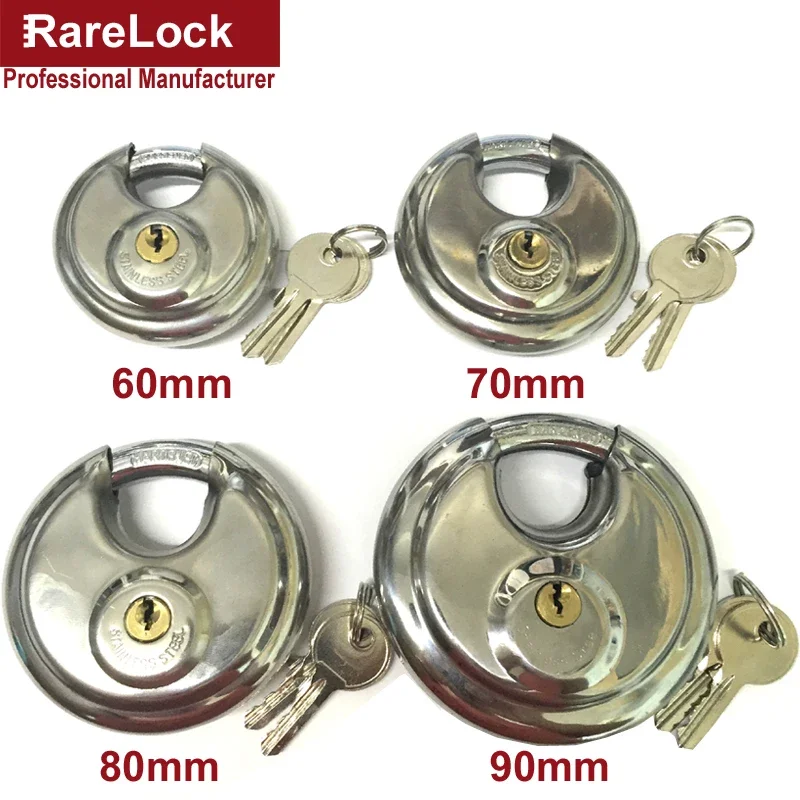 Circle Steel Padlock with 2 Ke - Outdoor Furniture Diy ulasan dan harga