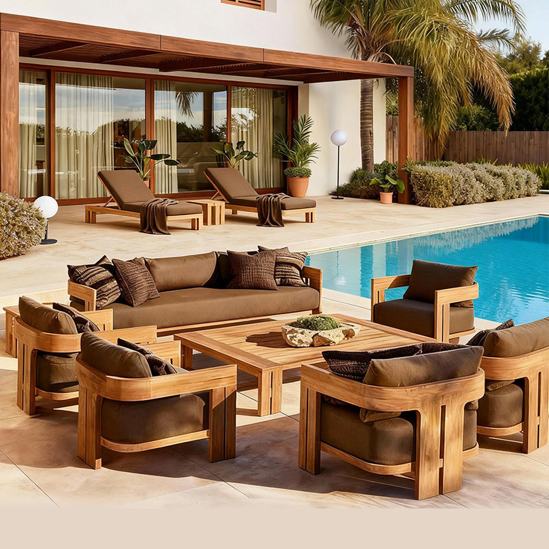 Outdoor Teak Sofa Set 2026 | P - Outdoor Furniture Metal Chairs ulasan dan harga
