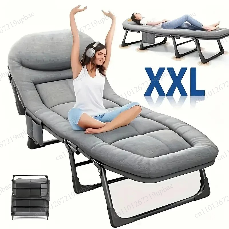 Portable Folding Sleeping Bed  - Outdoor Furniture Metal Chairs ulasan dan harga