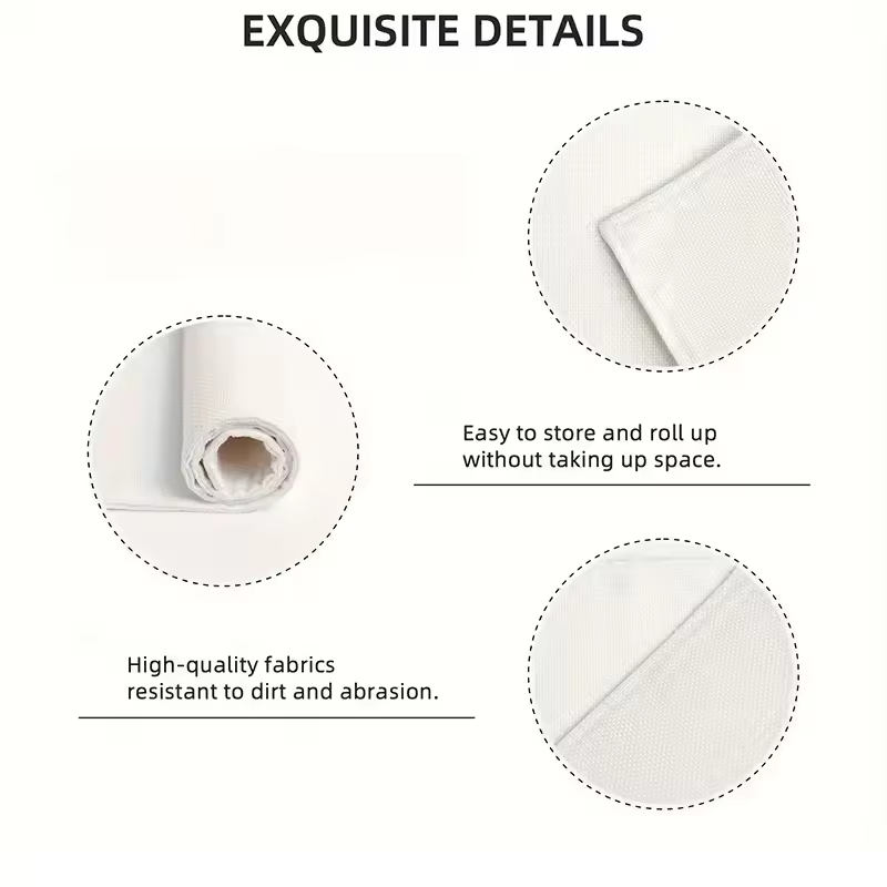 VIKAMA Round Placemat 4-Piece  - Outdoor Furniture Wood ulasan dan harga