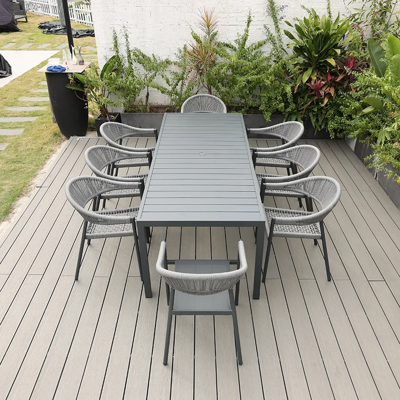 Rattan Dining Chair with Armre - Outdoor Furniture Metal Chairs ulasan dan harga